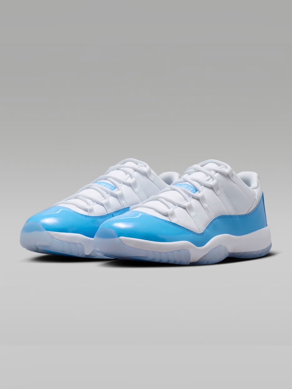 Nike Air Jordan 11 Retro Low Shoes White University Blue Fv5104-100 Men's Sz 10